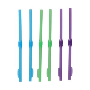 REUSABLE STRAW 6PCS/PACK ASSRTD COLOR REUSABLE STRAW 6PCS/PACK ASSRTD COLOR